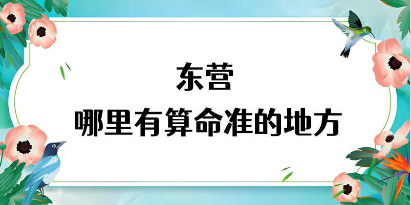 东营算命算卦最准的地方在哪里（东营哪有算八字很准的大师）
