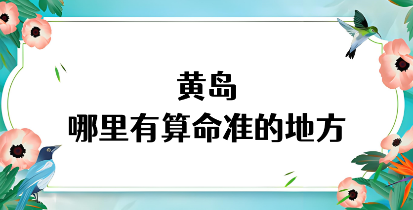 黄岛哪里有算命的地方（黄岛算命很准的大师在哪里排队领号）